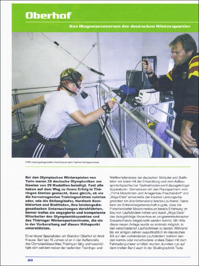 Referenzen zum Laufband